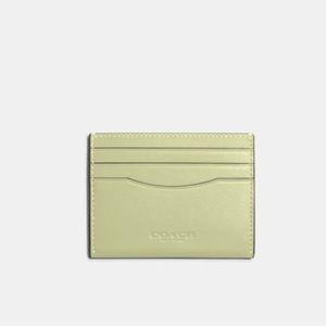 Coach Slim Id Card Case - Colour: Pale Lime - Brand New